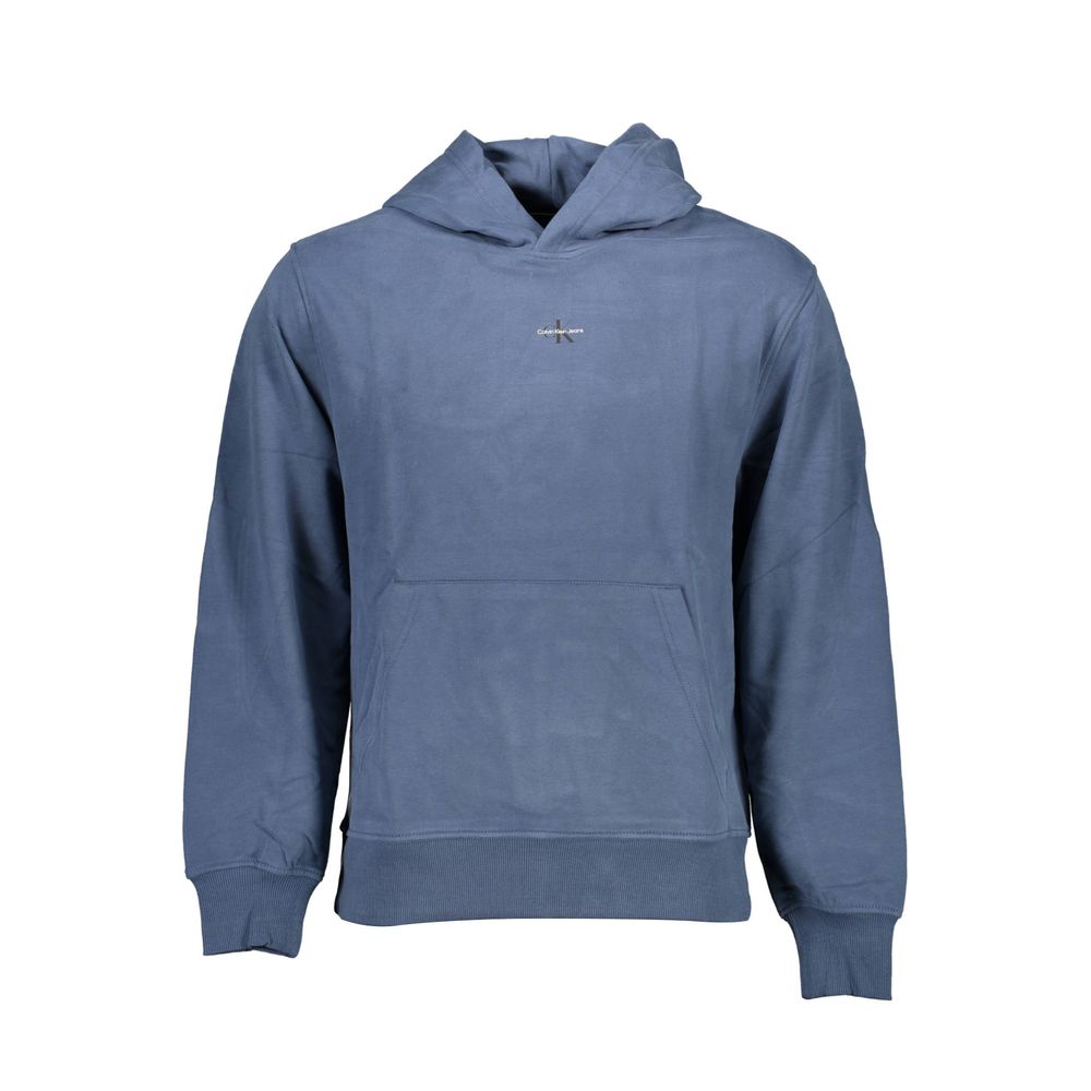 Jersey azul de algodón para hombre
