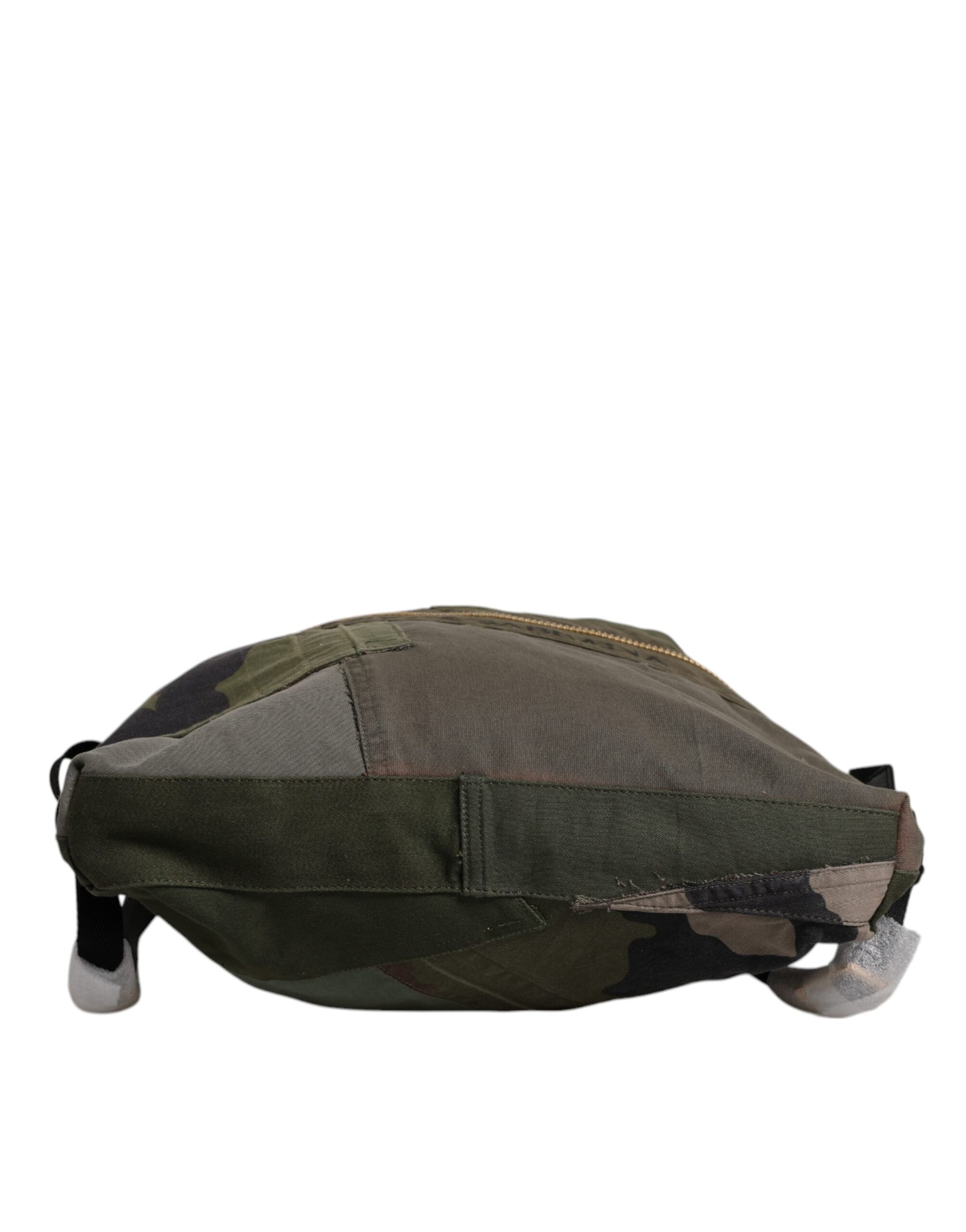 Bolsa mochila mochila patchwork verde militar