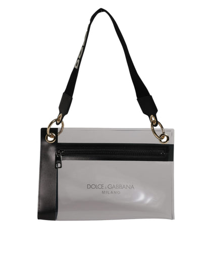Clear PVC Leather Pouch Shoulder Strap Bag
