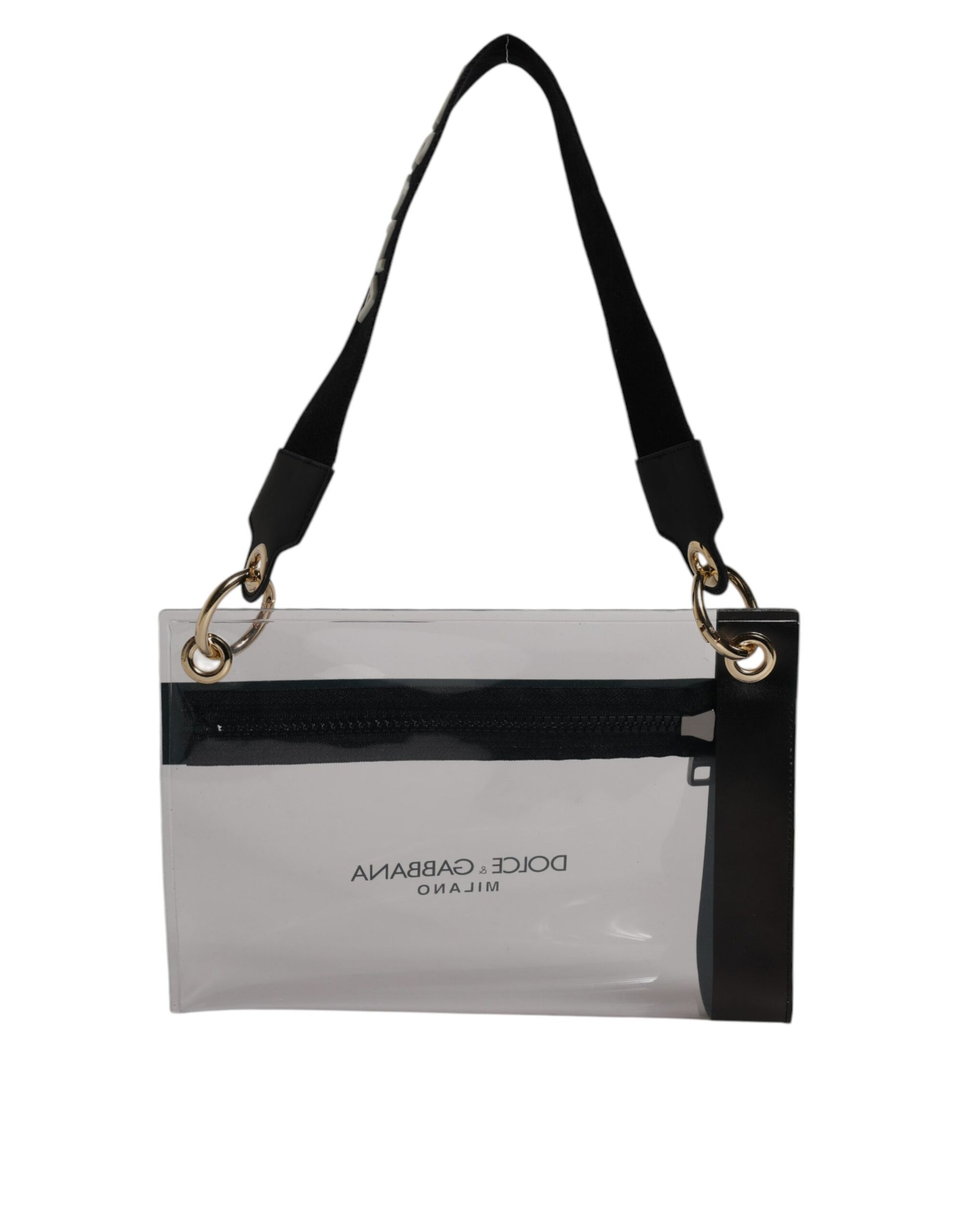 Clear PVC Leather Pouch Shoulder Strap Bag