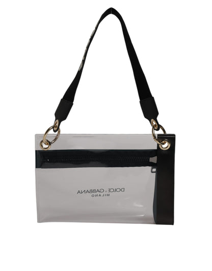 Clear PVC Leather Pouch Shoulder Strap Bag