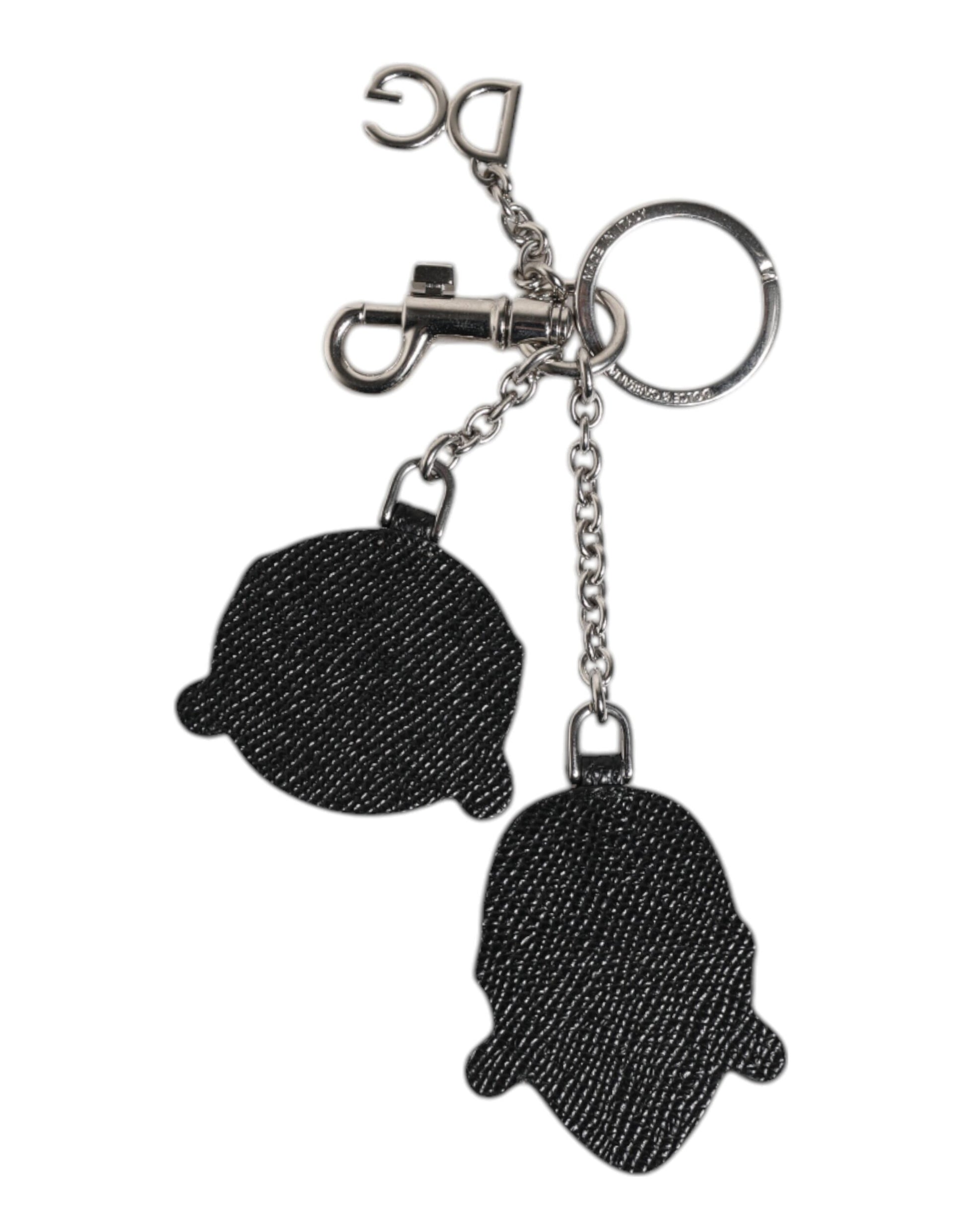Multicolor #DGFAMILY Logo Badge Holder Keychain Keyring