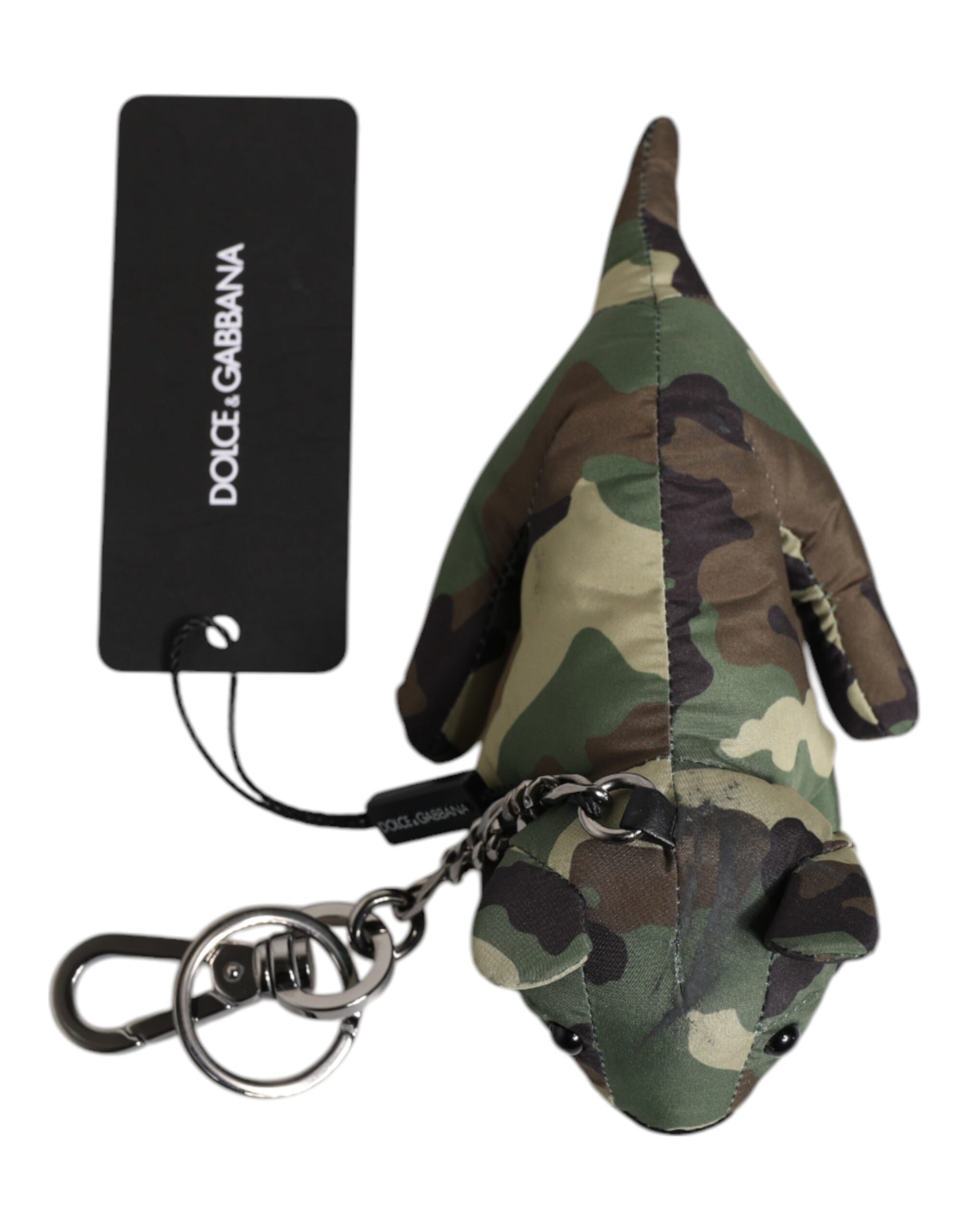 Multicolor Camouflage Animal Silhouette Keychain Keyring
