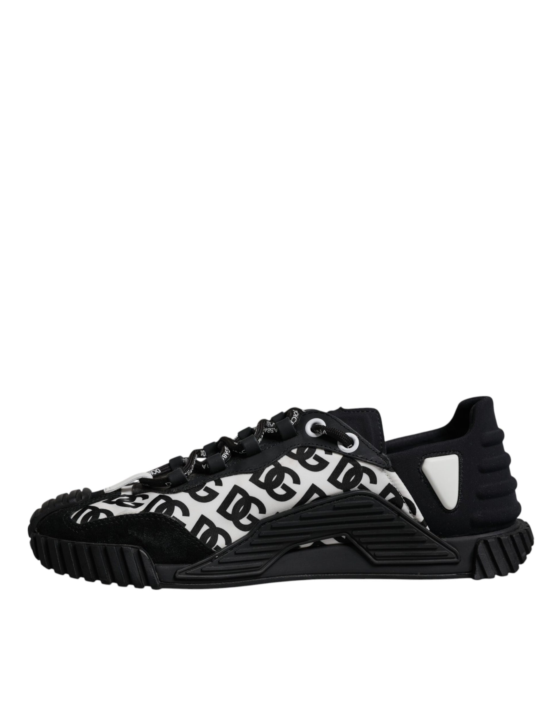 Black Logo Lace Up Low Top NS1 Sneakers Shoes