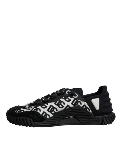 Black Logo Lace Up Low Top NS1 Sneakers Shoes