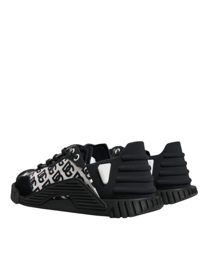 Black Logo Lace Up Low Top NS1 Sneakers Shoes