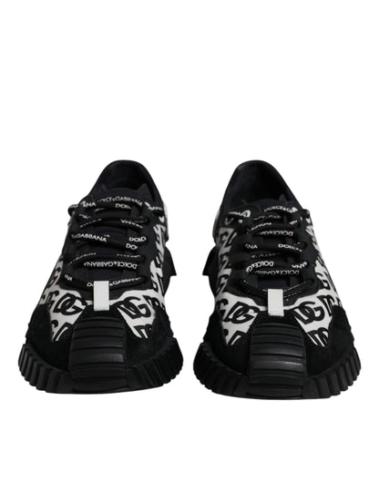 Zapatillas NS1 Low Top Lace Up Logo Negro