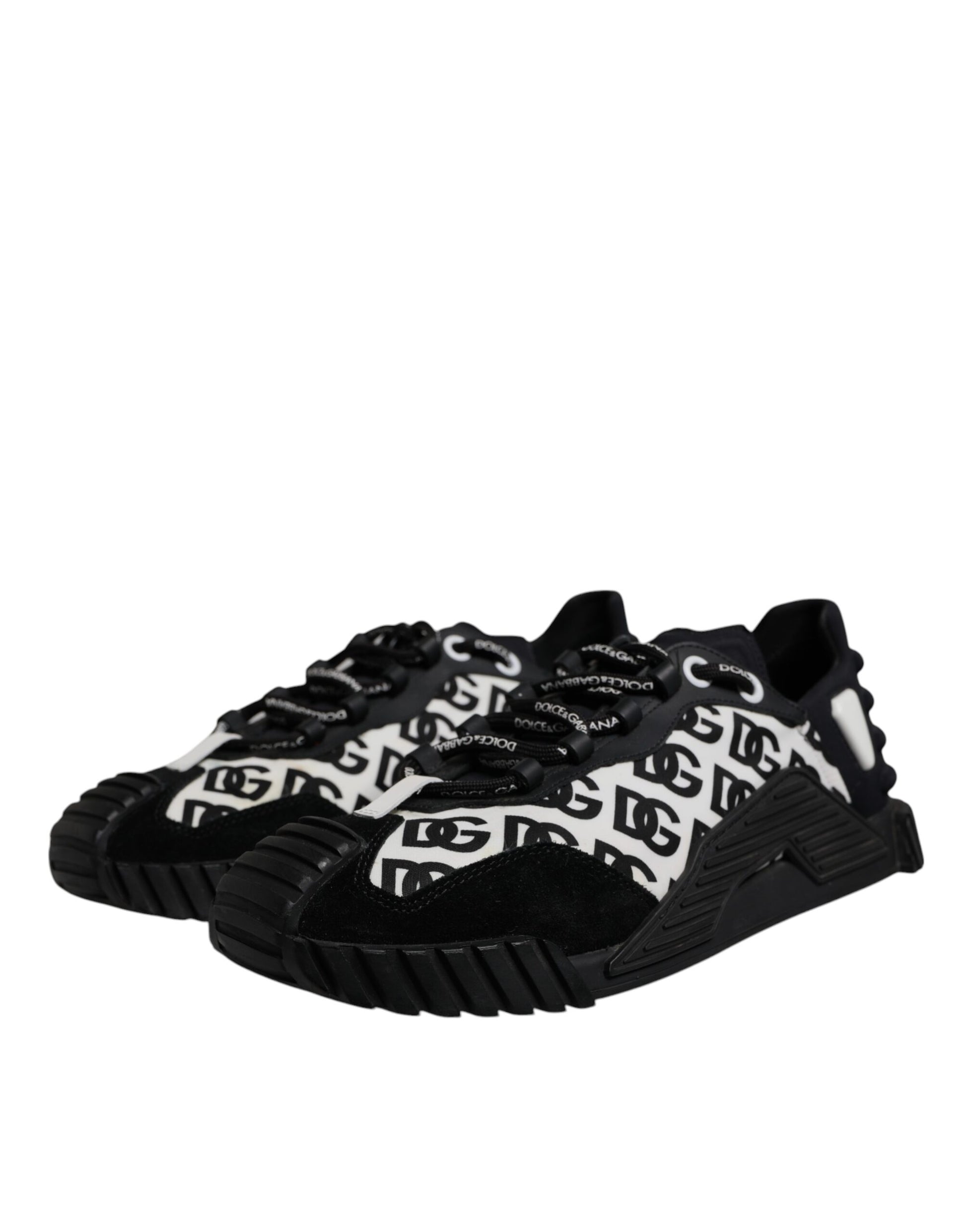 Black Logo Lace Up Low Top NS1 Sneakers Shoes