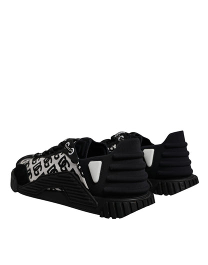 Black Logo Lace Up Low Top NS1 Sneakers Shoes