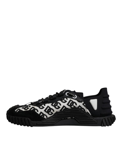 Black Logo Lace Up Low Top NS1 Sneakers Shoes