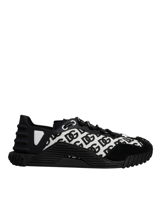Black Logo Lace Up Low Top NS1 Sneakers Shoes