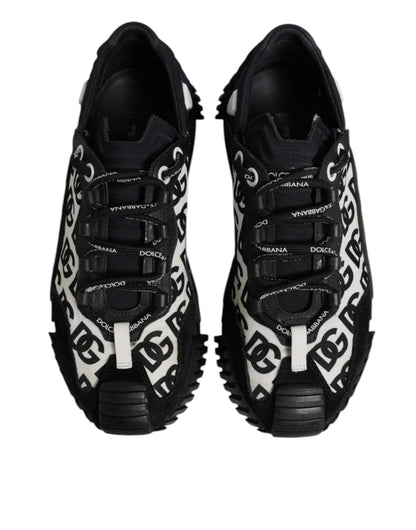 Black Logo Lace Up Low Top NS1 Sneakers Shoes