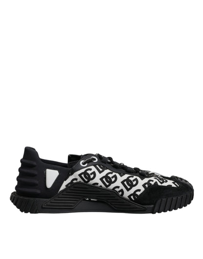 Black Logo Lace Up Low Top NS1 Sneakers Shoes