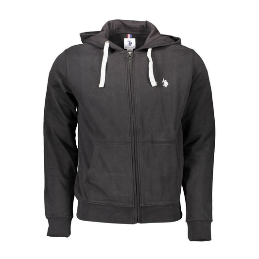 Jersey Negro Algodón Hombre