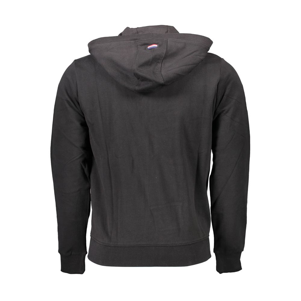 Jersey Negro Algodón Hombre