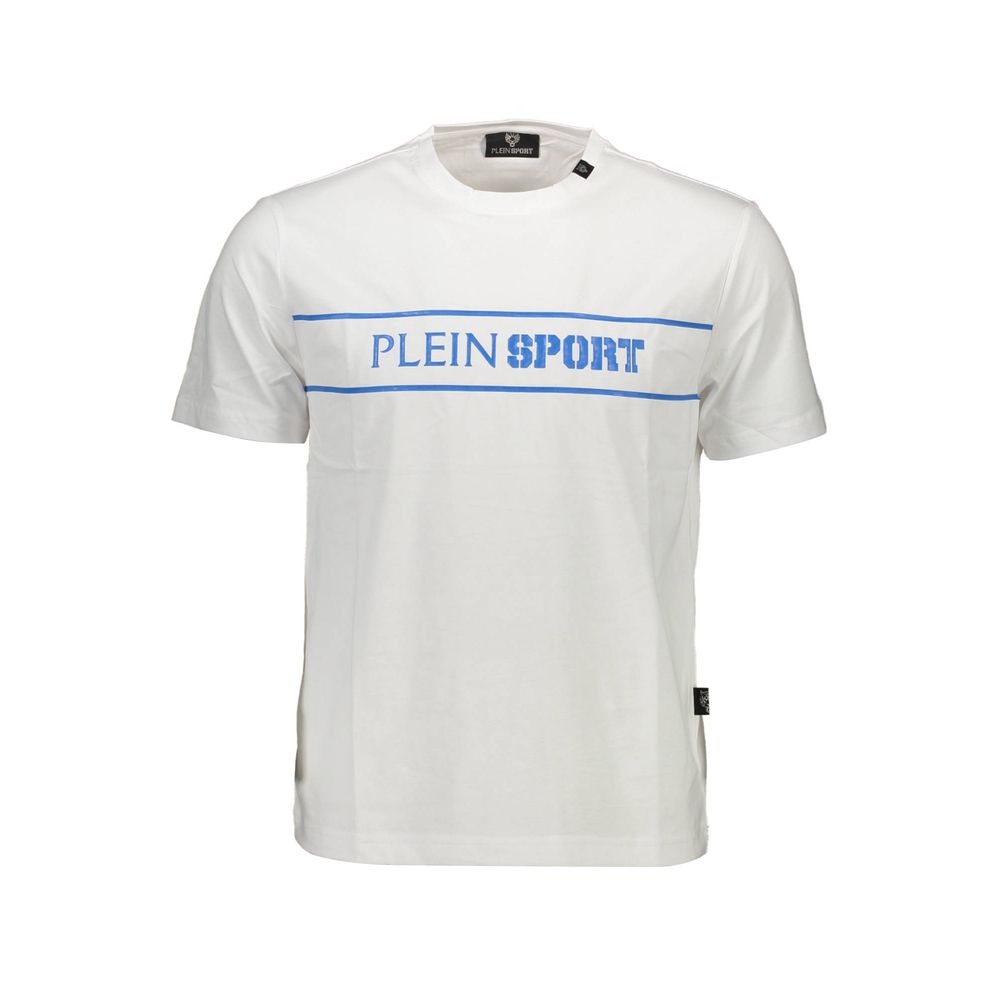 Camiseta blanca de algodón para hombre