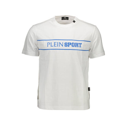 Camiseta blanca de algodón para hombre