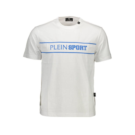 Camiseta blanca de algodón para hombre
