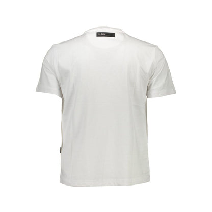 Camiseta blanca de algodón para hombre