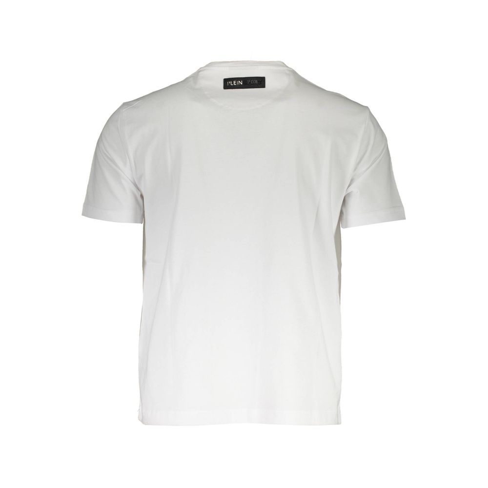 Camiseta blanca de algodón para hombre