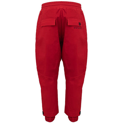 Vaqueros y pantalones rojos de poliamida