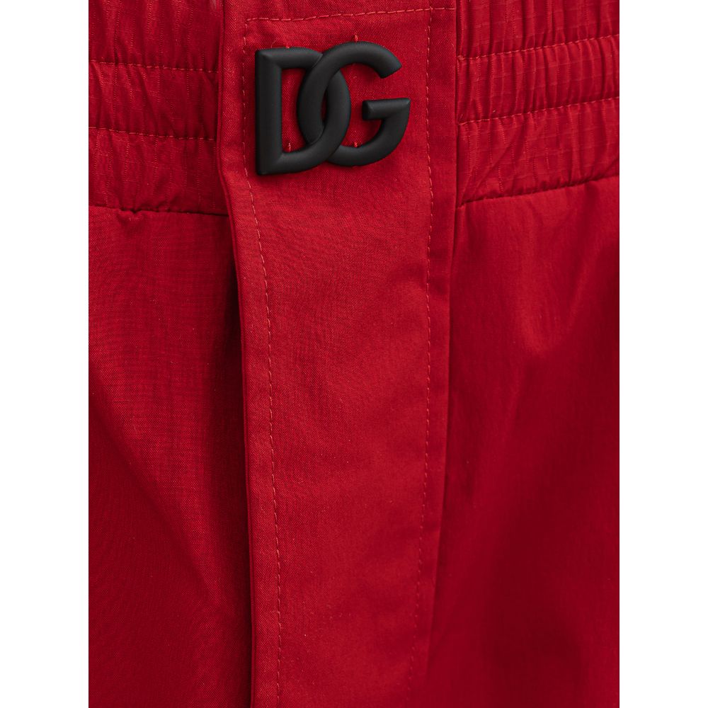 Vaqueros y pantalones rojos de poliamida