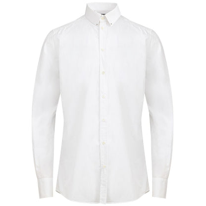 Camisa blanca de algodón