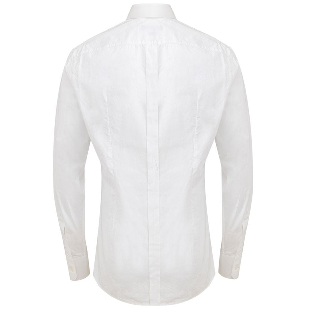 Camisa blanca de algodón