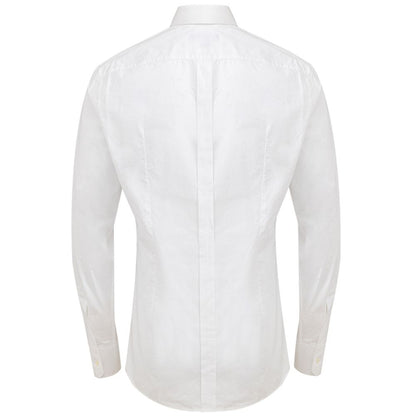 Camisa blanca de algodón