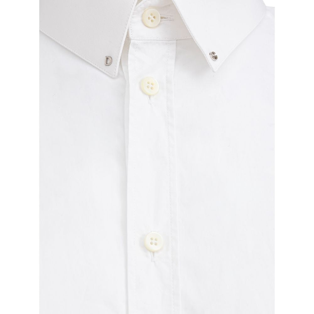 Camisa blanca de algodón