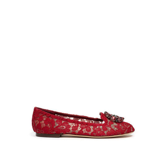 Red Viscose Ballet Flat