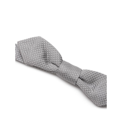 Gray Silk Bowty
