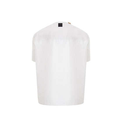 Jersey blanco de algodón