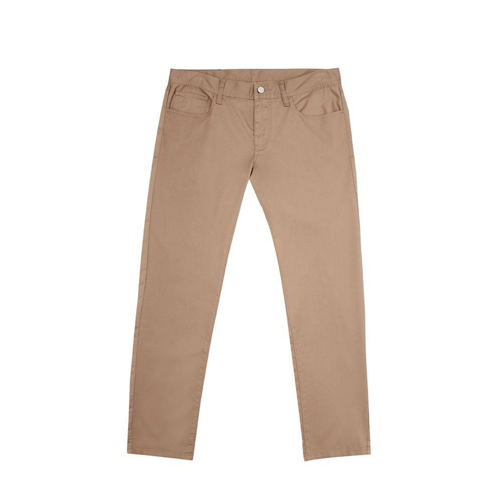 Vaqueros y pantalones de algodón marrón