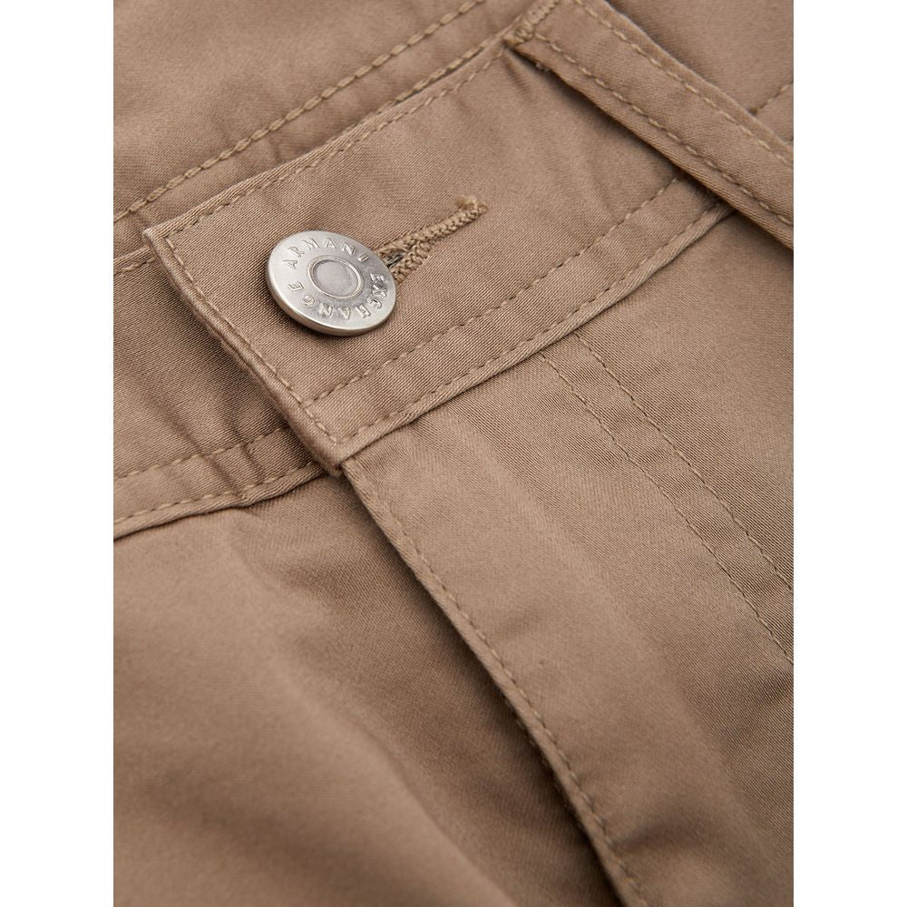 Vaqueros y pantalones de algodón marrón