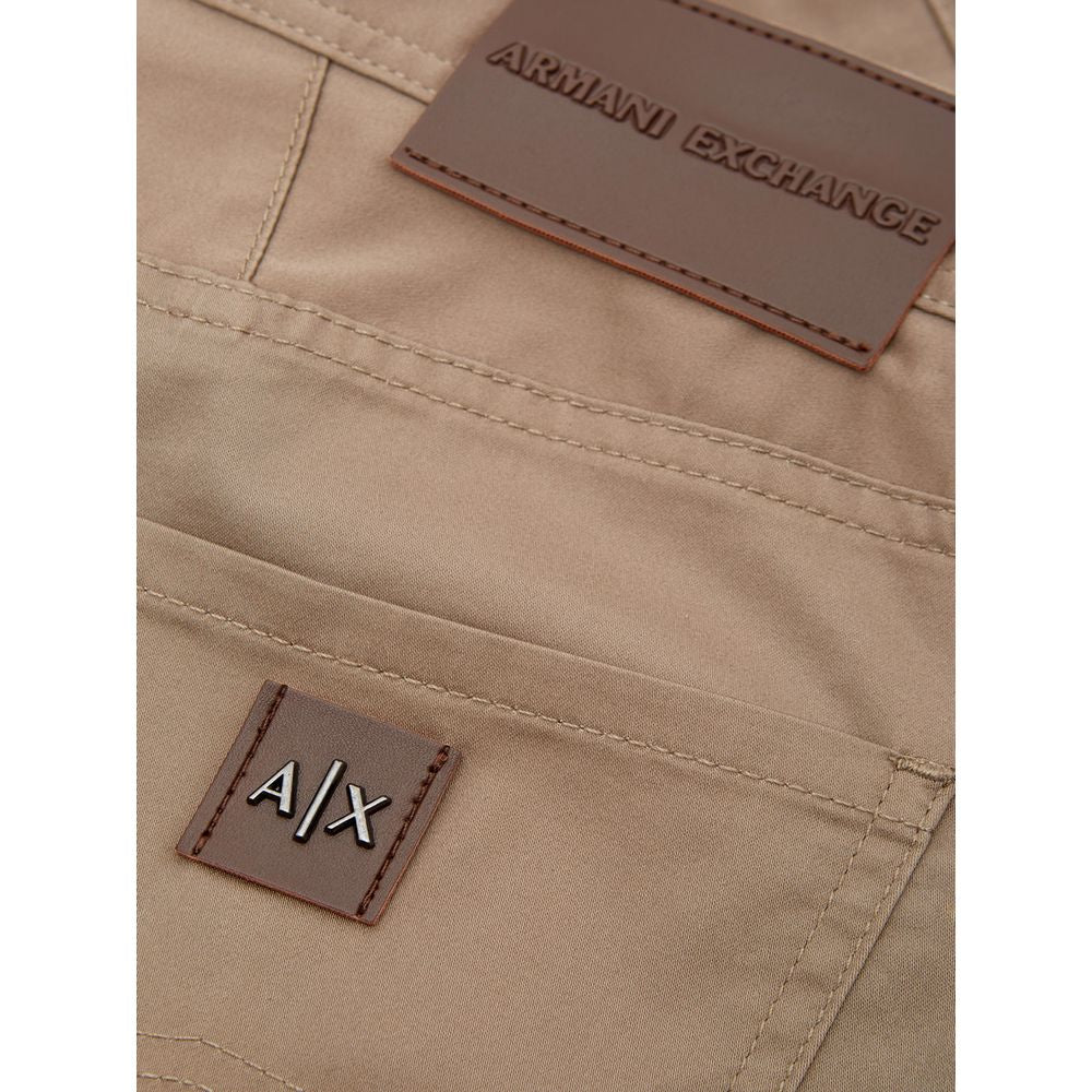 Vaqueros y pantalones de algodón marrón