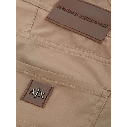 Vaqueros y pantalones de algodón marrón