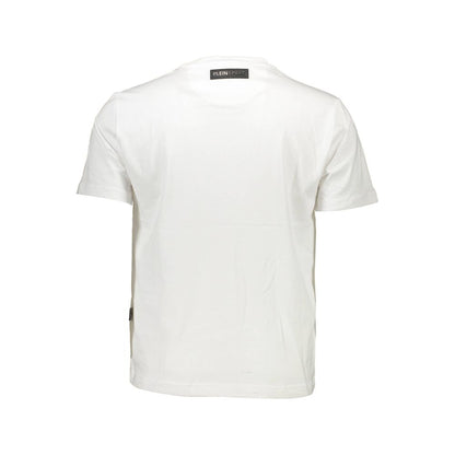 Camiseta blanca de algodón para hombre