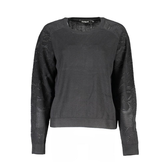 Jersey negro de algodón
