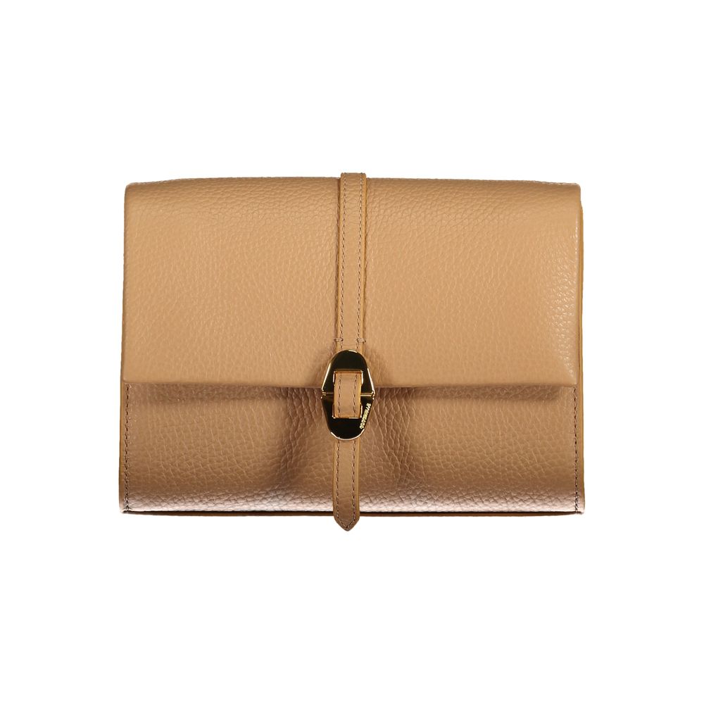 Bolso de piel marrón