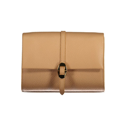 Bolso de piel marrón