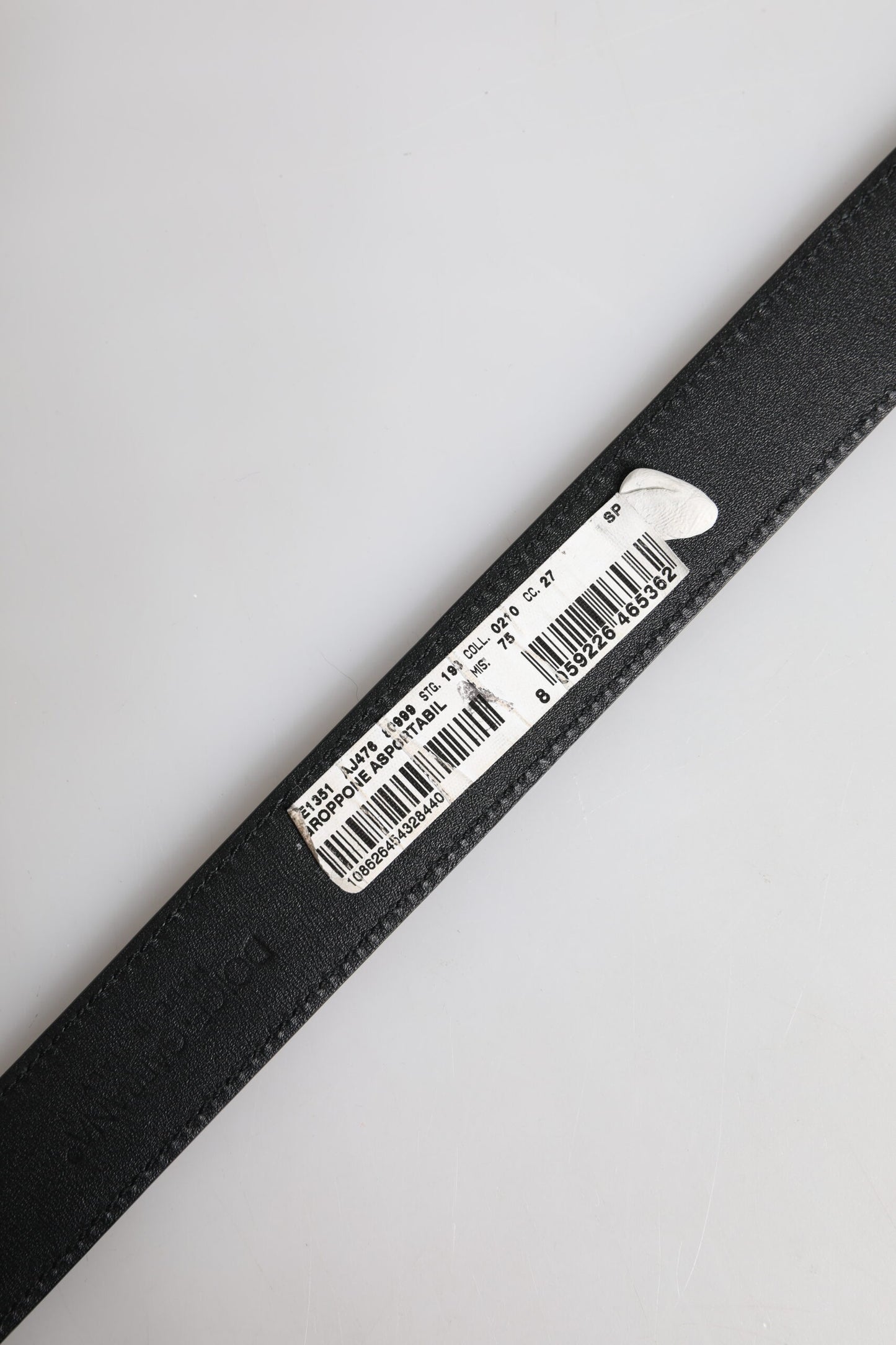 Black Leather Gold Metal Waist Buckle Belt