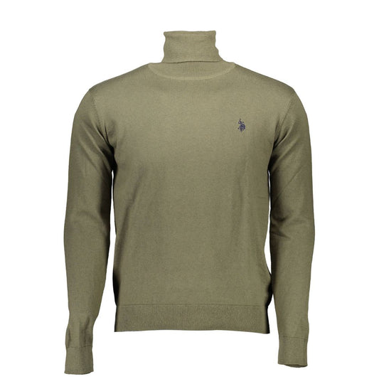 Jersey verde de algodón para hombre