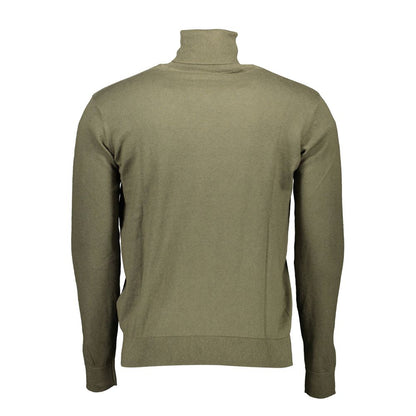Jersey verde de algodón para hombre