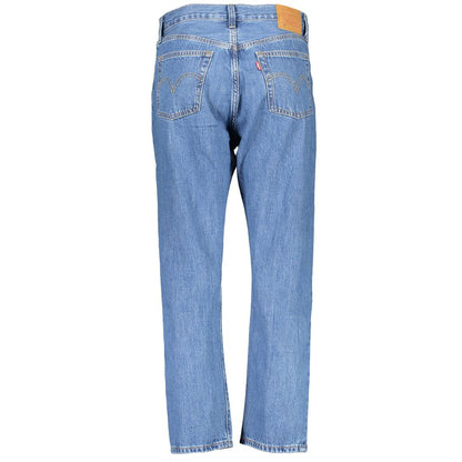 Blue Cotton Women Jean