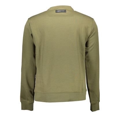 Jersey verde de algodón para hombre