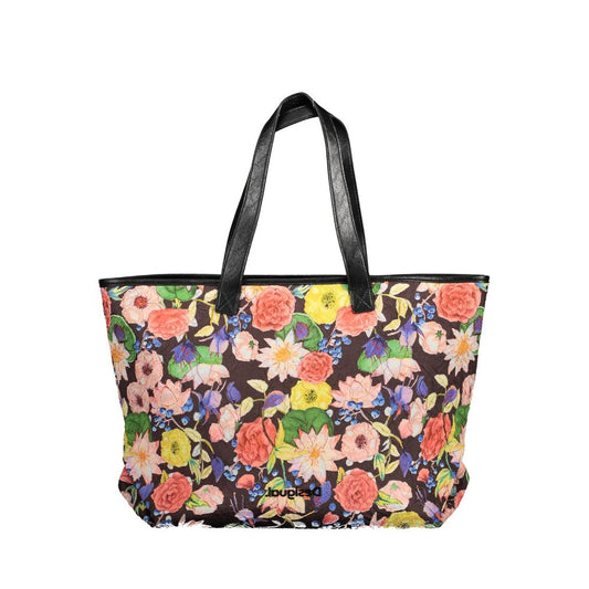 Bolso de polietileno negro para mujer