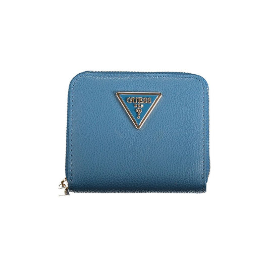 Cartera de polietileno azul