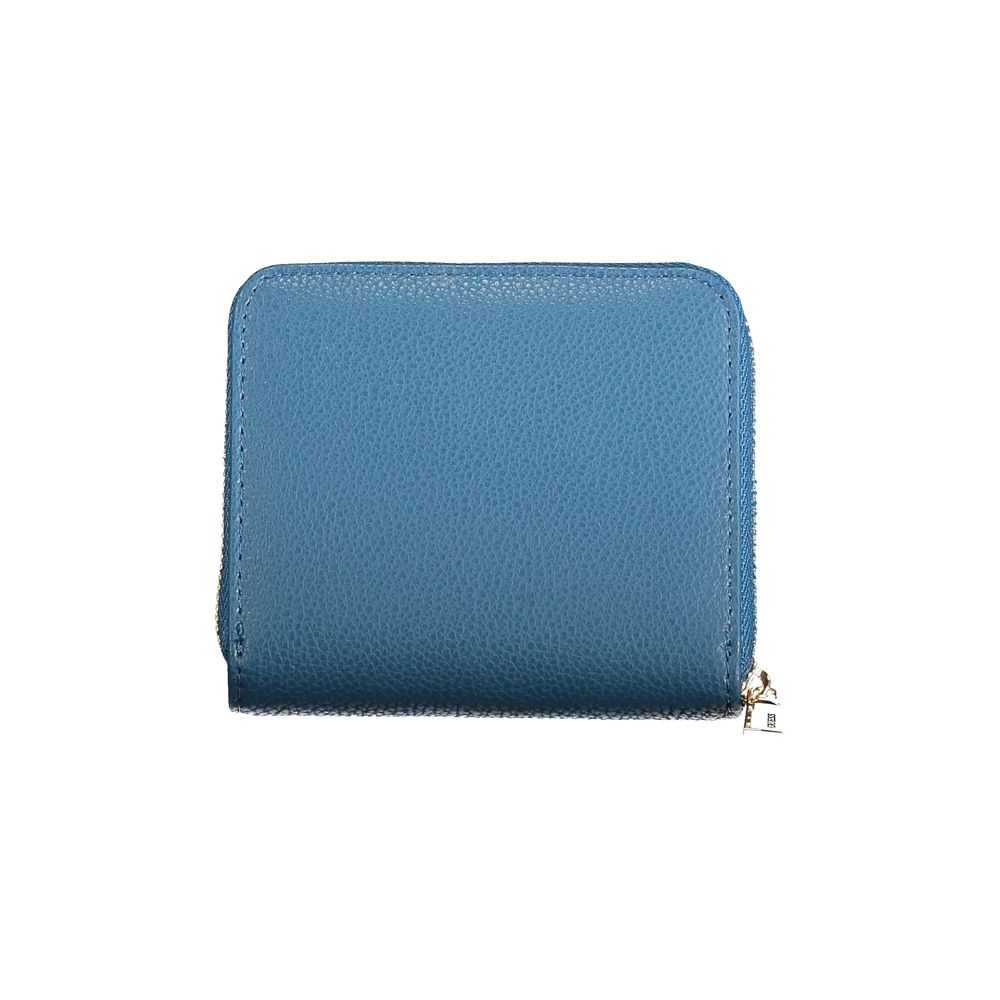 Cartera de polietileno azul