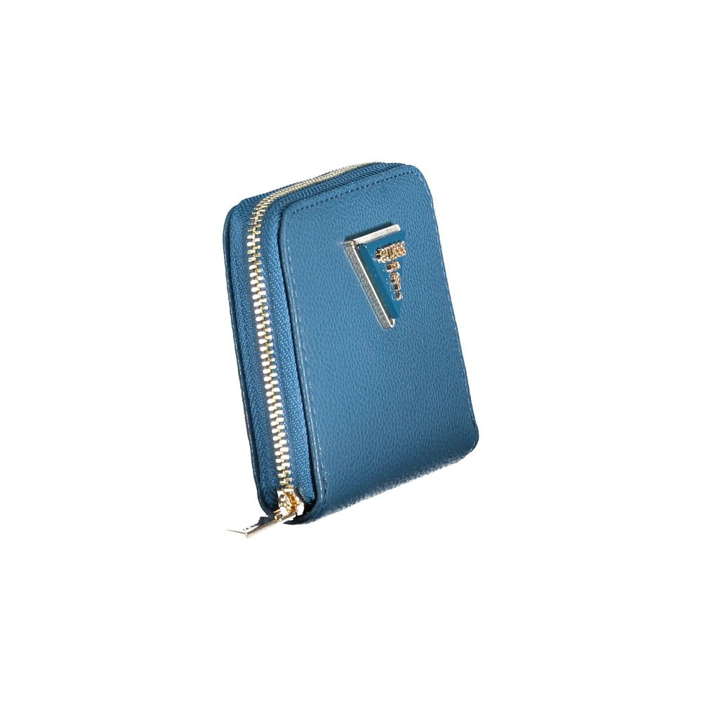 Cartera de polietileno azul